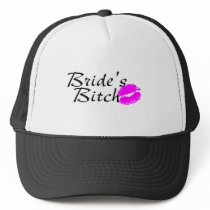 Brides Bitch Kiss Mesh Hat