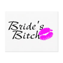 Brides Bitch Kiss Post Card