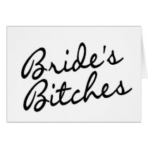 Brides Bitches (Blk) cards