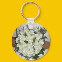 Bride's bouquet keychains