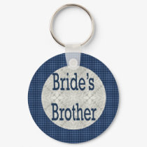 Brides Brother Keychain