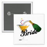Brides Champagne Toast Pins
