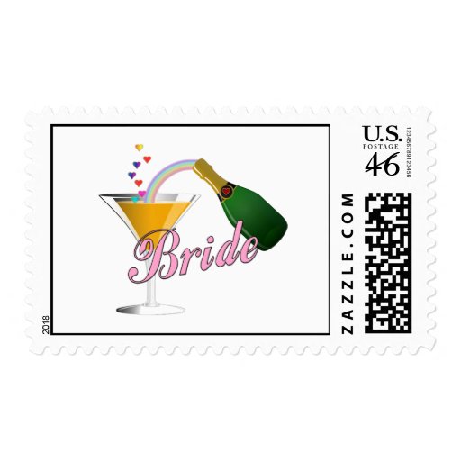 Brides Champagne Toast Postage