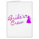 Brides Crew (Bride) cards