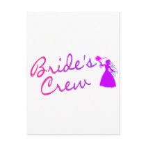 Brides Crew (Bride) postcards