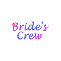 Brides Crew (Pastel) t-shirts