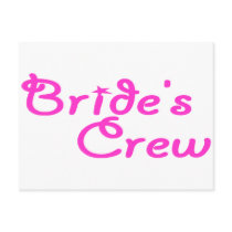 Brides Crew Postcard