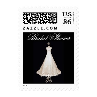 Bride's Dress Stamps stamp