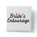 Bride's Entourage buttons