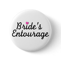 Bride's Entourage buttons
