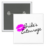 Brides Entourage (Kiss) Buttons