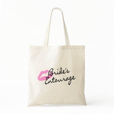Brides Entourage Lips Tote Bag