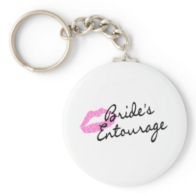 Brides Entourage Lips Key Chain
