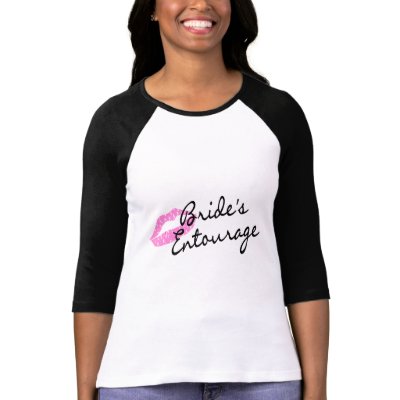Brides Entourage Lips t-shirts
