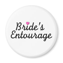 Bride's Entourage Magnet