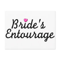 Bride's Entourage Postcards