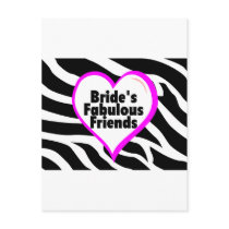 Brides Fabulous Friends Post Card