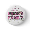 Bride's Family Wedding ID Buttons