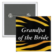 Brides Grandpa Pinback Buttons