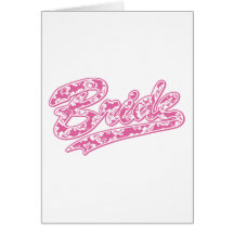 Bride's Hawaiian Flower Greeting Cards