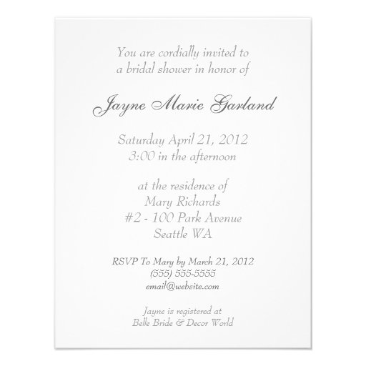 Brides - Invitation (Customize)