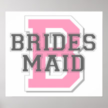 Brides Maid Cheer Poster