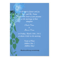 bride's parents invitation custom invitations