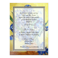 Bride's parents invitation. Vincent van Gogh Invitation