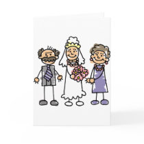 Brides Parents Wedding Day Before Ceremony cards
