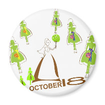 Bride's Party  Magnet