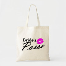 Brides Posse Tote Bags