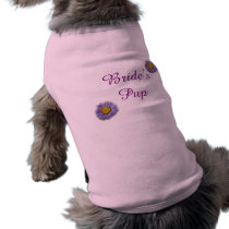 Bride's Pup Doggy Shirt pet clothing