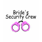 ladies_fitted_tanktop - Brides Security Crew (Pink Cuffs)
