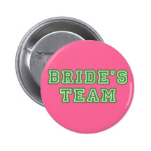 Bride's Team Lapel Button