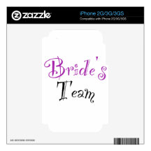 Bride's Team Skin For iPhone 2G