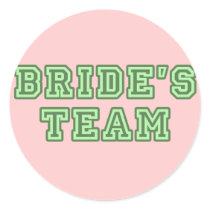 Bride's Team Sticker