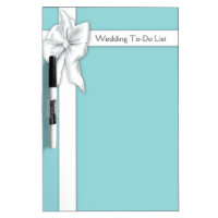 Bride's To-Do List Dry Erase Board - medium
