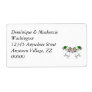 Brides Tossing Bouquests Personalized Shipping Labels