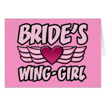 Bride's Wing-Girl Bachelorette Party cards