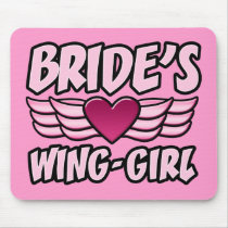 Bride's Wing-Girl Bachelorette Party mousepads