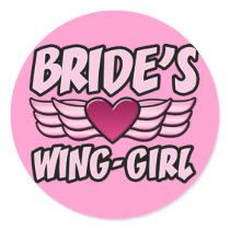 Bride's Wing-Girl Bachelorette Party stickers