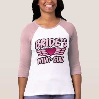 Bride&#39;s Wing-Girl Bachelorette Party Tees
