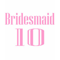 Bridesmaid 10 t-shirts