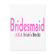 Bridesmaid (AKA) Postcard