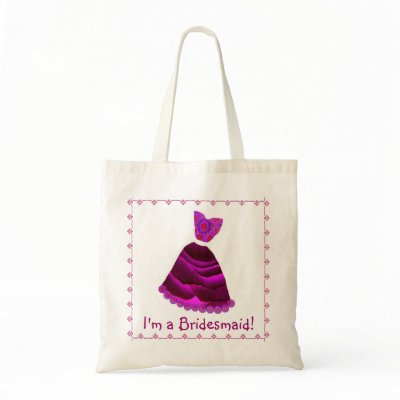Magenta Bridesmaid Dresses on Bridesmaid Bag   Magenta Bridesmaid Dress From Zazzle Com
