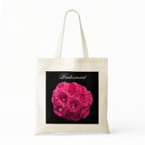 Bridesmaid Bag -- Pink Roses
