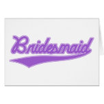 Bridesmaid (Baseball Script Purple) Bridesmaid (Baseball Script Purple)