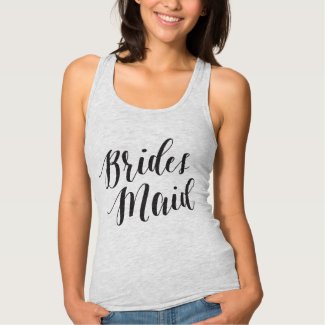 Bridesmaid Black Script Shirt