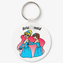 Bridesmaid (Blue) keychains