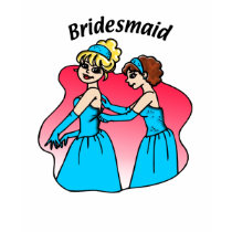 Bridesmaid (Blue) t-shirts